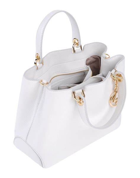 white michael kors bag